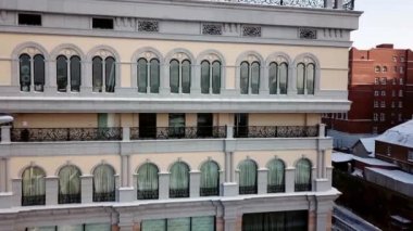 Diğer açık hava tesisleri ile yeni daire konut bina kompleksinin. Hisse senedi. Kentin Lüks dairelerin Üstten Görünüm