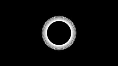 Soyut animasyon şeklinde döner. Soyut bilgisayar işleme