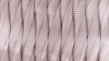 Açık pembe renkte dalgalı animasyon, kesintisiz döngü. Animasyon. Yumuşak güzel kavisli çizgiler akışı, dijital dalgalar hareketi.