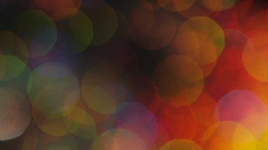 Arka plan olarak parlak sihirli renkli bokeh etkisi. Stok görüntüleri. Soyut bulanık renkli ışıklar
