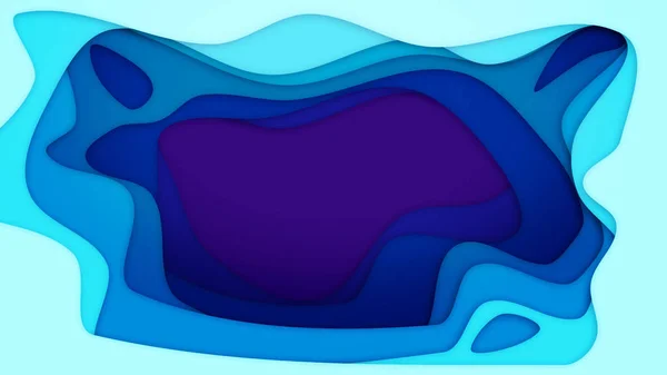 Açık mavi arka plan üzerinde sallanan farklı şekillerde lekeler soyut animasyon. Animasyon. Oval şekilli figürler ile renkli karikatür animasyon, buz delik. — Stok fotoğraf