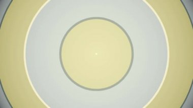 Pastel renkler, sorunsuz döngü geniş daireler hareketli güzel soyut arka plan. Animasyon. Sonsuz hareket te yeşil ve bej yanıp sönen daireler.