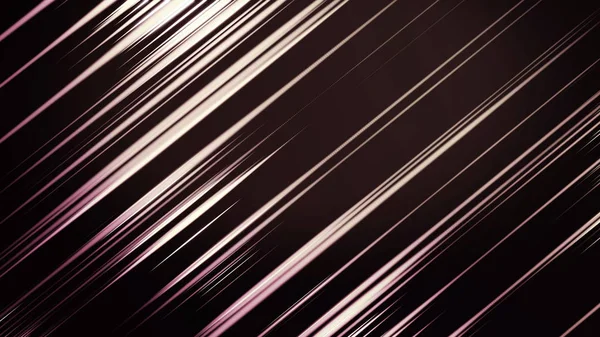 Lignes clignotantes violettes et vertes clignotant lentement, boucle transparente. Animation. Fluo abstrait rayonnant lignes étroites au ralenti sur fond sombre . — Photo