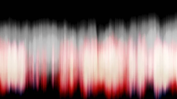 Abstrakt vitt och rött Borealis lyser på svart bakgrund. Animation. Charmig och hypnotisk Aurora Lights rörliga och glödande. — Stockfoto