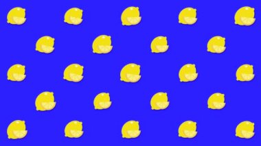 Küçük animasyonlu limon görüntüleri çok sayıda Lovely ışık karikatür arka plan. Animasyon. Güzel karikatür animasyon, trendy renk ve stil soyut grafikler.