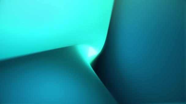 Abstrakter mehrfarbiger geometrischer Tunnel. dunkles polygonales Rohr mit Licht voraus. Animation. Computer generierte nahtlose Schleife abstrakten Bewegungshintergrund — Stockvideo