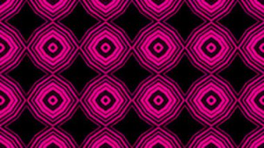 Kaleydoskopta dönen hipnotik çok renkli neon elemanların soyut animasyonu. Animasyon. Fraktal renkli hareket arka plan ve soyut çok renkli neon grafik led ile hipnotik kaleydoskop