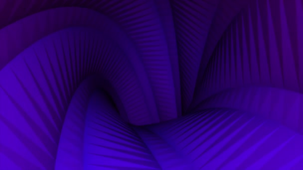 Abstrakte Animation der bunten polygonalen Hintergrund, 3D-Tunnel-Röhre Bewegungs-Grafik-Animation neue Qualität. Animation. Computer generierte nahtlose Schleife abstrakten Bewegungshintergrund — Stockvideo