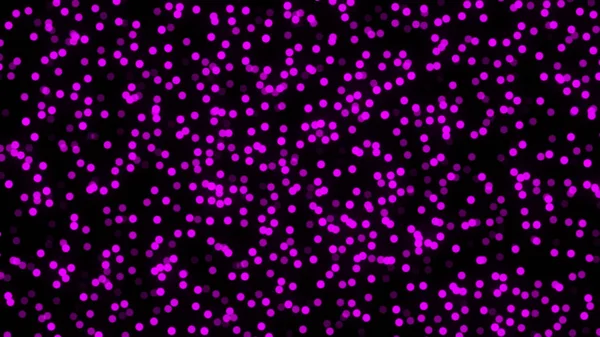 검은 색 배경에 빛나는 여러 가지 빛깔의 입자의 추상 애니메이션. 아름 다운 보케 빛 배경입니다. 애니메이션. 마법의 반짝이는 빛으로 반짝이는 다채로운 입자. 원활한 루프 — 스톡 사진