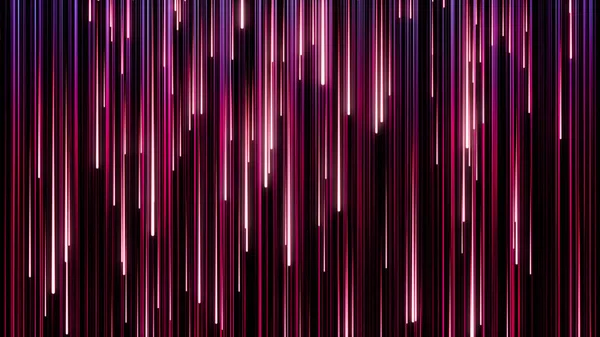 Abstracte animatie van vallende Neon regen op de zwarte achtergrond voor LED-schermen. Animatie. HD-animatie met deeltjes. Achtergrond van beweging. — Stockfoto