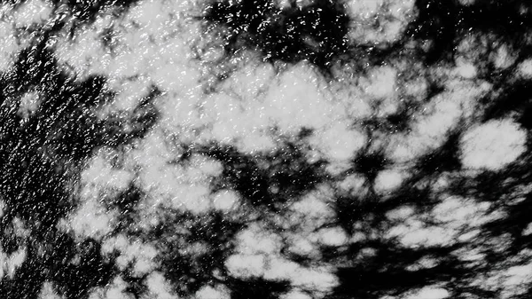 Ondes monochromes abstraites, vue sous la surface de l'eau, boucle transparente. Animation. Fond de surface de l'eau coulant avec des taches noires, vue du bas . — Photo