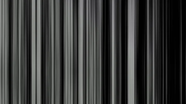 흰 추상적 인 수직선들이 검은 배경 위에서 깜박거리고, 솔기없는 고리 모양입니다. 애니메이션. 작은 줄무늬가 움직이고 반짝이며 단색을 띤다. — 스톡 사진