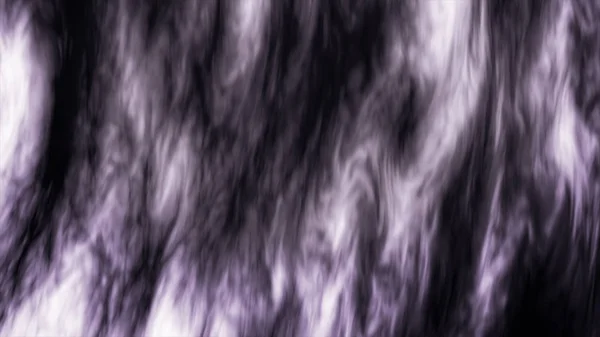 Abstracte rook ziet eruit als substantie in eindeloze beweging op witte achtergrond, monochroom. Animatie. Zwarte en witte vloeibare inktwateroppervlak, naadloze lus. — Stockfoto