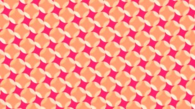 Soyut yuvarlak şekiller, kusursuz döngüler. Hisse animasyonu. Değişen ve hareket eden birçok renkli düz çember, hareket grafikleri arka planı.