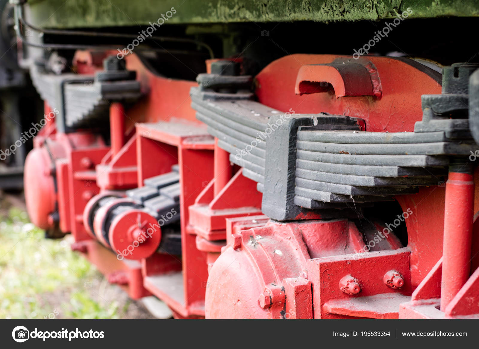 Old Suspension Wagons Wheel Suspension Used Old Trains