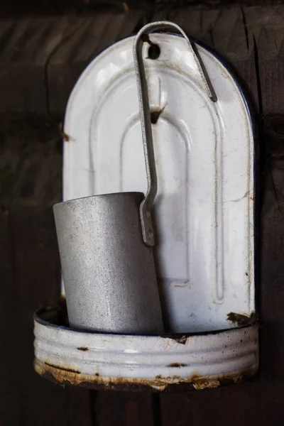 Vieux Ustensiles Utilisés Dans Cuisine Accessoires Pour Cuisiner Des Plats — Photo