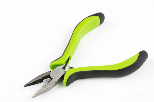 Pliers Cable Cutters White Table Accessories Diy Enthusiasts Electricians White — Stock Photo, Image