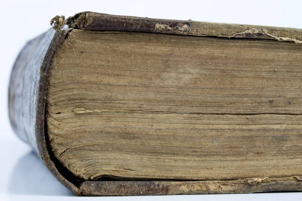 Eski Kitap Beyaz Bir Tablo Yok Kartları Eski Bir Yayın — Stok fotoğraf