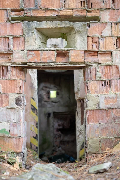 Vieux Bunkers Nucléaires Europe Centrale Abris Atomiques Cachés Profondément Dans — Photo