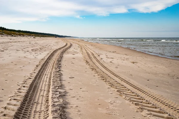 Autumn Beach Sea Central Europe Baltic Sea Coast Season Autumn — Stock Photo, Image