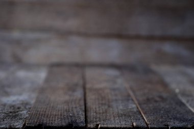 Ahşap masa. Arka plan ağaç doku ile.