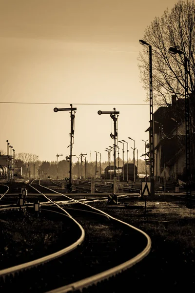 Oude Spoorlijnen Centraal Europa — Stockfoto