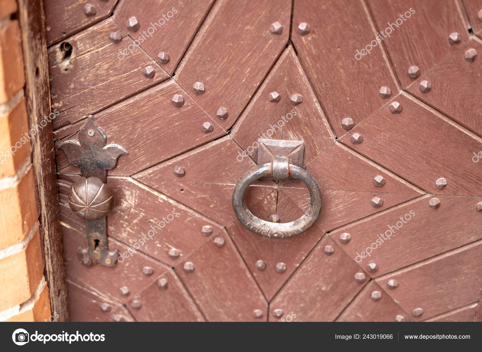 Old Carved Knocker Door Teutonic Castle Door Castle Museum Season