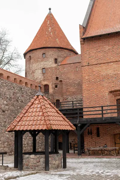 Bytow Pomorskie Polonia Febbraio 2019 Città Bytow Castello Teutonico Museo — Foto Stock