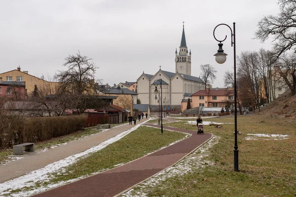 Bytow Pommern Polen Februar 2019 Stadt Bytow Teutonische Burg Museum — Stockfoto