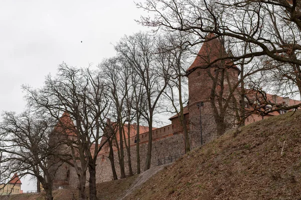 Bytow Πομερανίας Πολωνία Φεβρουάριος 2019 Πόλη Της Bytow Τευτονικός Κάστρο — Φωτογραφία Αρχείου