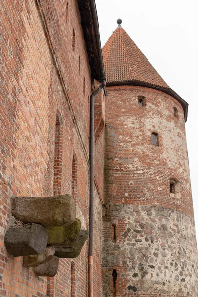 Bytow Pomorskie Polonia Febbraio 2019 Città Bytow Castello Teutonico Museo — Foto Stock