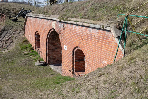 Toruń, kujawskopomorskie / Poland - March, 20, 2019: Old fort m — Stock Photo, Image