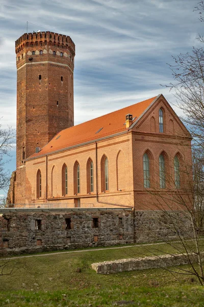 Czluchow, pomorskie / Polsko - březen, 31, 2019: Teutonic Castle — Stock fotografie