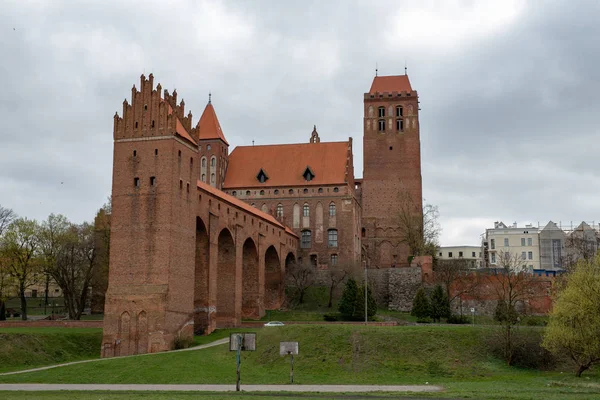 Kwidzyn, παραδοσιακό/Πολωνία-Απρίλιος, 9, 2019: ένα ιστορικό κτίριο — Φωτογραφία Αρχείου