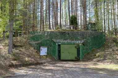 Dobrowo, zachodniopomorskie / Polonya - 7 Mayıs 2019: Bunkers for