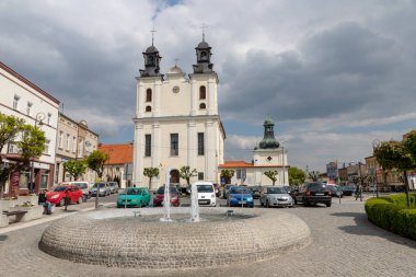 Kcynia, kujawsko-pomorskie / Polonya - 8 Mayıs 2019: Tarihi bir