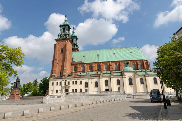 stock image Gniezno, Wielkopolskie / Poland - May, 8, 2019: Cathedral in Gni