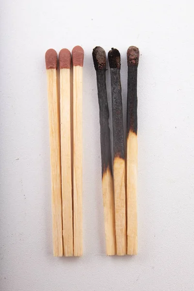 Matches for lighting a fire. Accessories in needed at a domestic