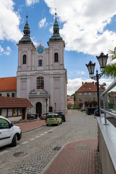 Chojnice, pomorskie / poland - 29. Mai 2019: eine historische Kirche — Stockfoto