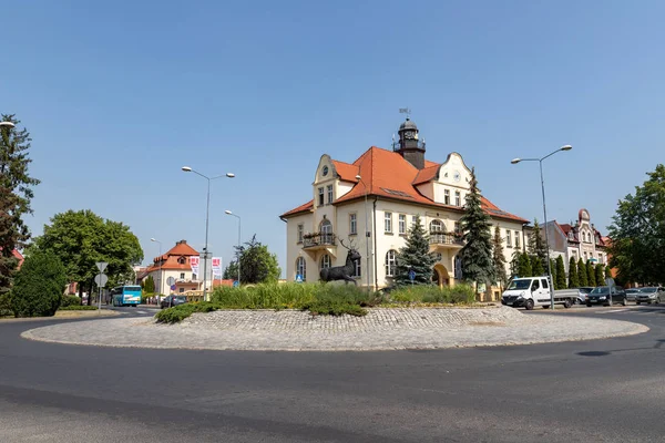 Zlotow, wielkopolskie / Polska - June 11, 2019: The main interse — 스톡 사진