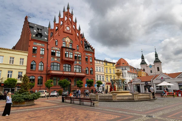 Chojnice, Pomeranian Voyvoyat / Polonya - 2 Ağustos 2019: Eski t