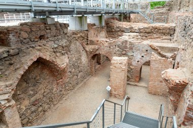 Czluchow, Pomeranian / Polonya - 21 Ağustos 2019: Eski mahzen wal