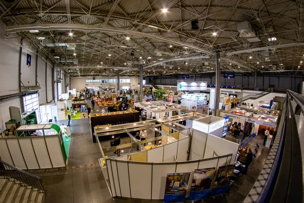 Exhibition stands at the Drema fair. — Stock Photo, Image