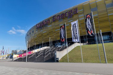 Gdansk'taki spor stadyumu.