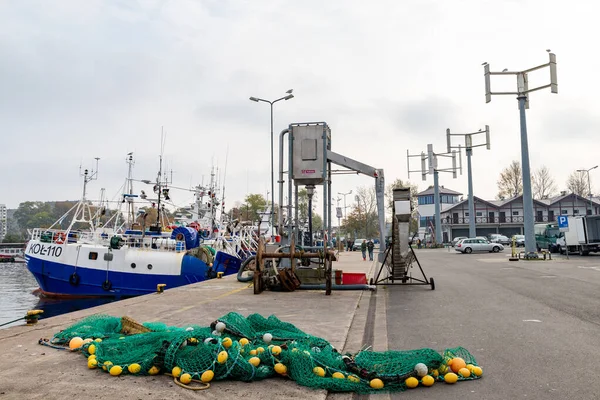 Port rybacki w Europie Środkowej. — Zdjęcie stockowe