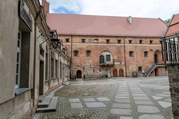 Swidwin Zachodniopomorskie Poland May 2020 Old Knight Castle City Center — стоковое фото