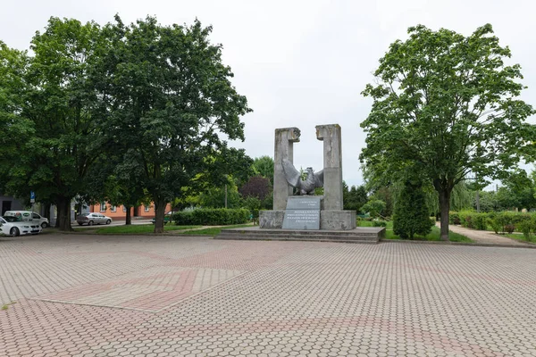 Aleksandrow Kujawski Kujawsko Pomorskie Polen Juni 2020 Markt Een Klein — Stockfoto