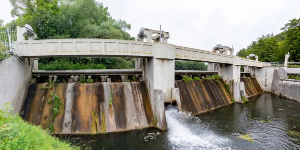 Lapino Pomorskie Poland 2020 Old Hydropower Plant 중앙유럽의 기술적 구조입니다 — 스톡 사진