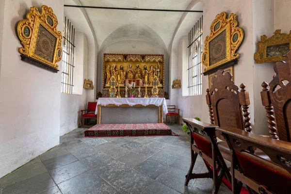 Kartuzy Pomorskie Polônia Agosto 2020 Dentro Uma Igreja Colegial Uma — Fotografia de Stock