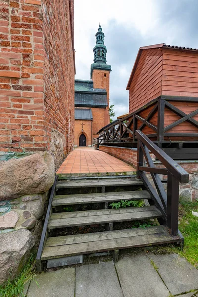 Kartuzy Pomorskie Polonia Agosto 2020 All Interno Una Chiesa Collegiale — Foto Stock